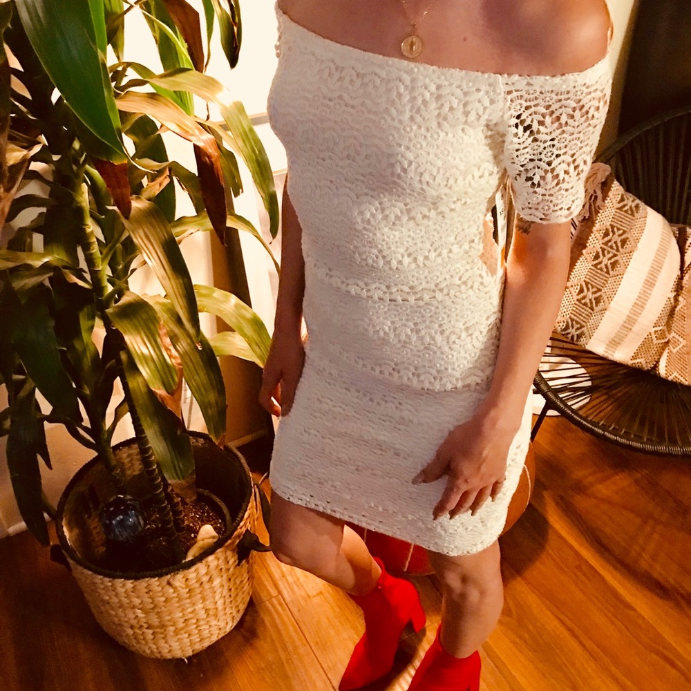 NWT CROCHET ZARA DRESS